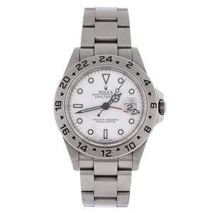 Rolex 40 Oyster Perpetual Explorer II Automatic Watch Stainless Steel